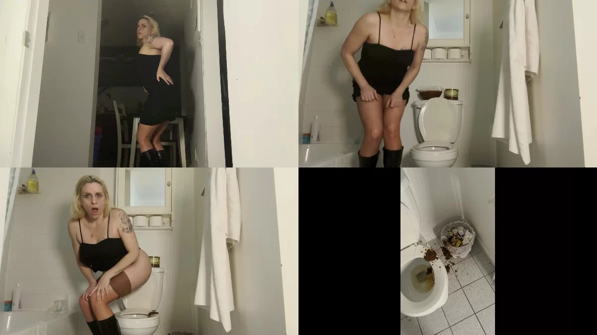 DirtyDaisy – Distinguished whore's diarrhea accident new scat porn video